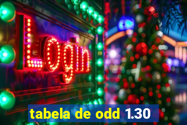 tabela de odd 1.30